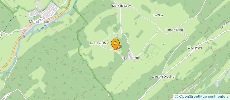 localisation de l'entreprise MONSIEUR LOUIS MAILLOT  VILLE-DU-PONT