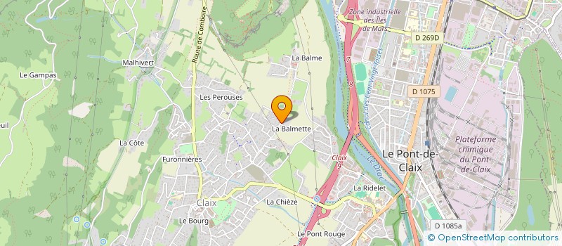 localisation de l'entreprise MONSIEUR LOUIS MALAGANNE  CLAIX