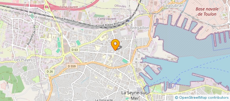 localisation de l'entreprise MONSIEUR LOUIS MALDONARO  LA SEYNE-SUR-MER