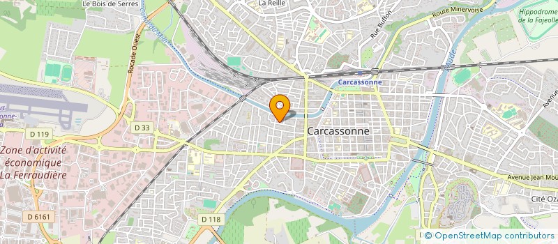 localisation de l'entreprise MONSIEUR LOUIS MANCAUX  CARCASSONNE