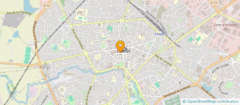 localisation de l'entreprise MONSIEUR LOUIS MANCEAU  CHOLET