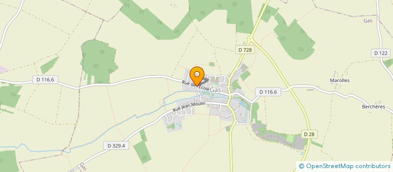 localisation de l'entreprise MONSIEUR LOUIS MARANDON  GAS