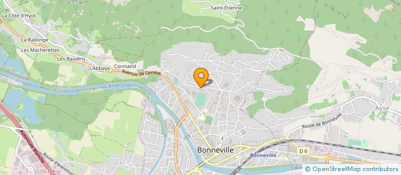 localisation de l'entreprise MONSIEUR LOUIS-MARC PAPAPIETRO  BONNEVILLE