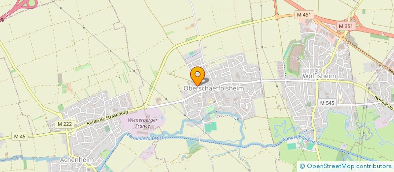 localisation de l'entreprise MONSIEUR LOUIS MARCHADIER  OBERSCHAEFFOLSHEIM