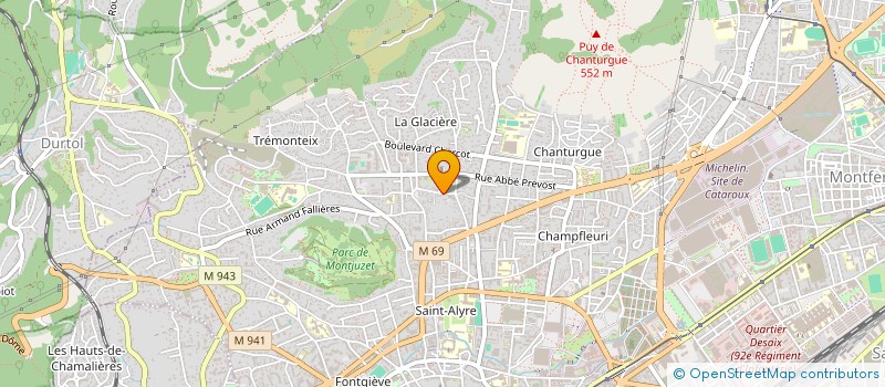 localisation de l'entreprise MONSIEUR LOUIS MARCOUX  CLERMONT-FERRAND