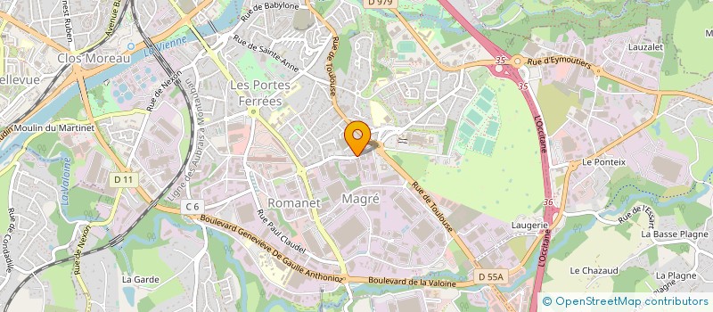 localisation de l'entreprise MONSIEUR LOUIS MARDIVIRIN à LIMOGES