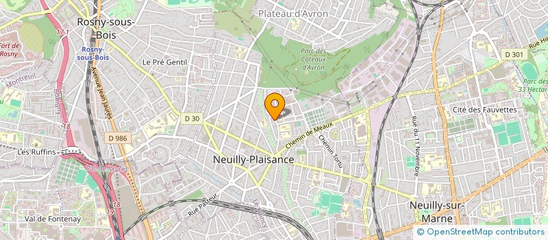 localisation de l'entreprise MONSIEUR LOUIS MARECHAL  NEUILLY-PLAISANCE