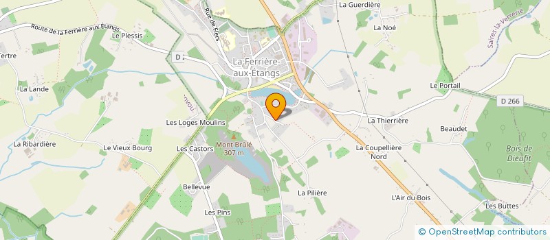 localisation de l'entreprise MONSIEUR LOUIS MARIE à LA FERRIERE AUX ETANGS