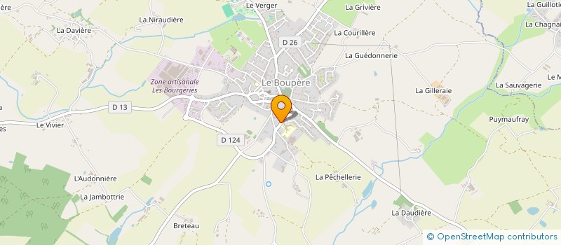 localisation de l'entreprise MONSIEUR LOUIS-MARIE BERTRAND à LE BOUPERE