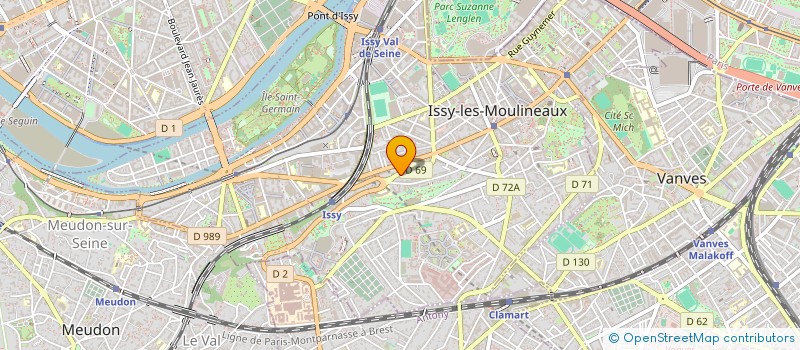 localisation de l'entreprise MONSIEUR LOUIS-MARIE BLANDIN à ISSY-LES-MOULINEAUX