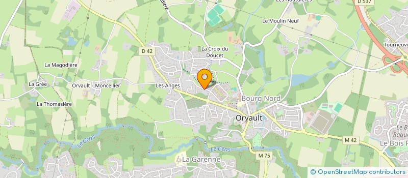 localisation de l'entreprise MONSIEUR LOUIS-MARIE BOUIN à ORVAULT