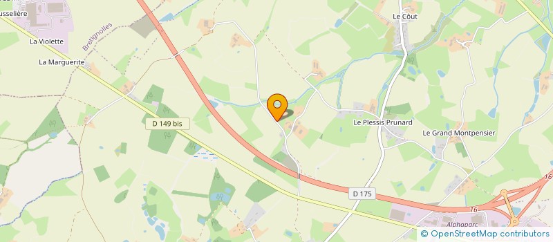 localisation de l'entreprise MONSIEUR LOUIS-MARIE BOUTET  BRESSUIRE