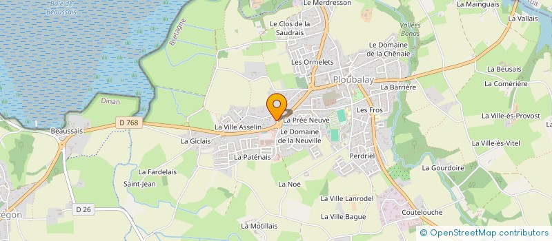 localisation de l'entreprise MONSIEUR LOUIS-MARIE DAUGUET  BEAUSSAIS-SUR-MER