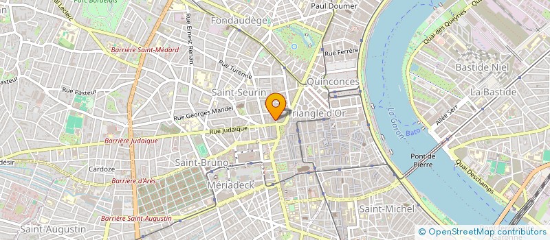 localisation de l'entreprise MONSIEUR LOUIS-MARIE DAVID  BORDEAUX