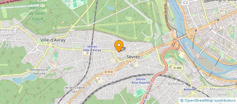 localisation de l'entreprise MONSIEUR LOUIS-MARIE DECOUX à SEVRES