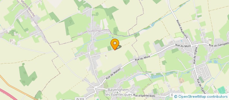 localisation de l'entreprise MONSIEUR LOUIS-MARIE DEREUDRE  BAYENGHEM-LES-EPERLECQUES