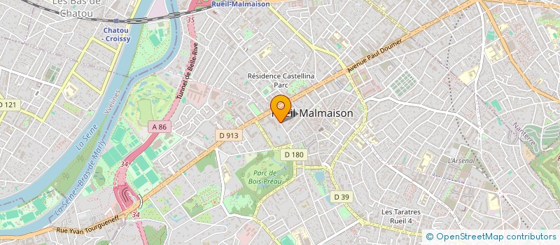 localisation de l'entreprise MONSIEUR LOUIS-MARIE DESGREES DU LOU à RUEIL-MALMAISON