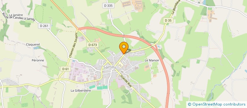 localisation de l'entreprise MONSIEUR LOUIS MARIE ERMENEUX  SARTILLY-BAIE-BOCAGE