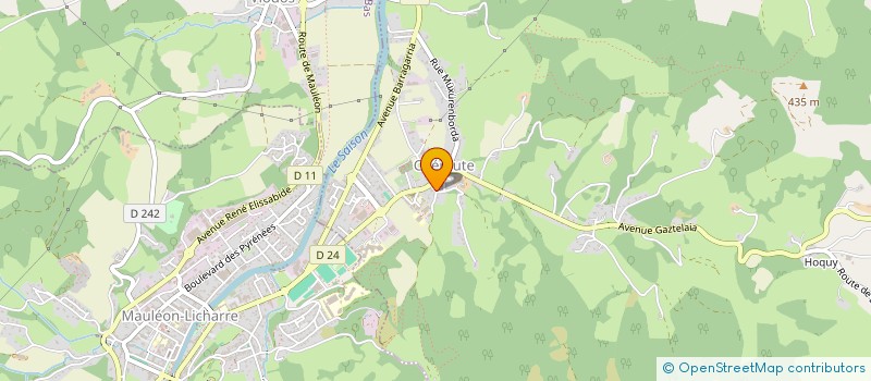 localisation de l'entreprise MONSIEUR LOUIS-MARIE GRENET à CHERAUTE