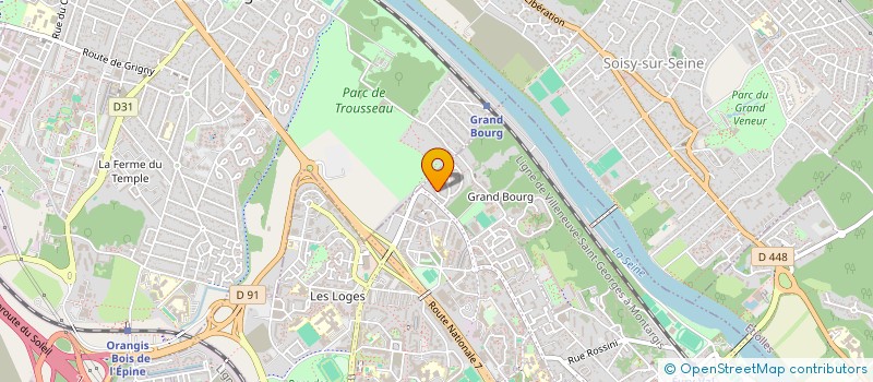 localisation de l'entreprise MONSIEUR LOUIS-MARIE MASSONNET à EVRY-COURCOURONNES