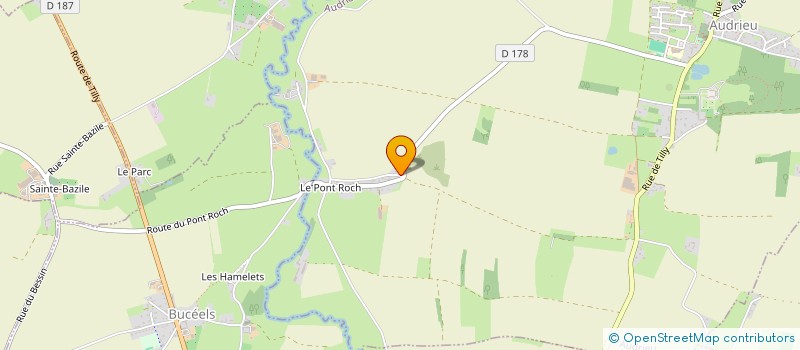 localisation de l'entreprise MONSIEUR LOUIS MARIE OLIVE  AUDRIEU