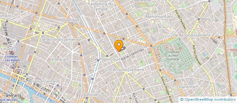 localisation de l'entreprise MONSIEUR LOUIS-MARIE PORTAL  PARIS