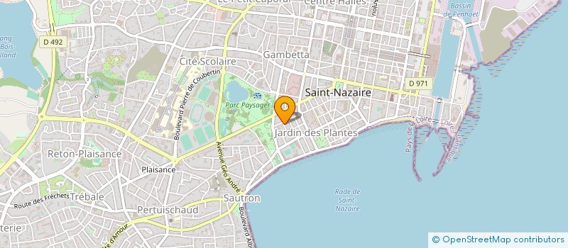 localisation de l'entreprise MONSIEUR LOUIS-MARIE ROCHARD  SAINT-NAZAIRE