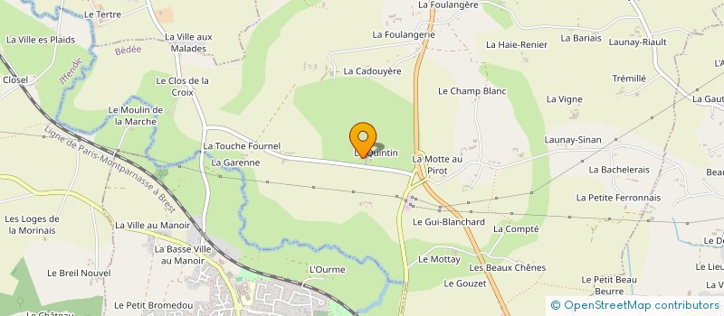 localisation de l'entreprise MONSIEUR LOUIS-MARIE RONSIN à BEDEE