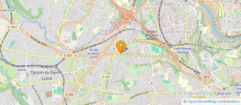 localisation de l'entreprise MONSIEUR LOUIS-MARIE SARZAUD  TASSIN-LA-DEMI-LUNE