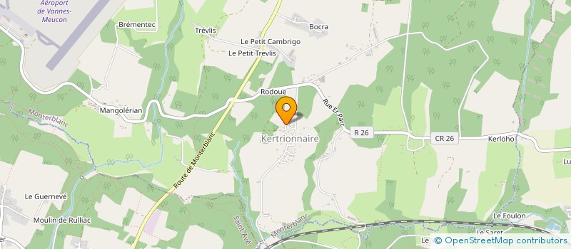 localisation de l'entreprise MONSIEUR LOUIS MARIE SEVESTRE  MONTERBLANC