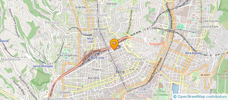 localisation de l'entreprise MONSIEUR LOUIS-MARIE TORTIELLO  NICE