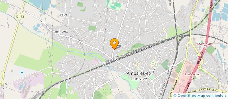 localisation de l'entreprise MONSIEUR LOUIS MARIE TRAMMA  AMBARES-ET-LAGRAVE