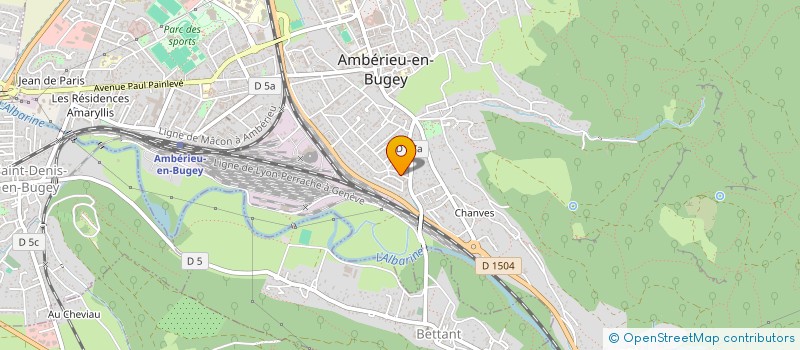 localisation de l'entreprise MONSIEUR LOUIS-MARIE VINCENT à AMBERIEU-EN-BUGEY