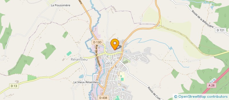 localisation de l'entreprise MONSIEUR LOUIS MARIEN à GACE