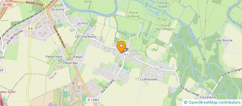 localisation de l'entreprise MONSIEUR LOUIS MARQUIS à LES GONDS