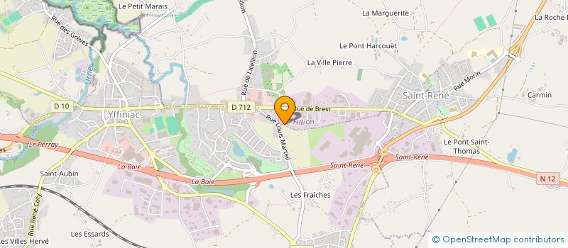 localisation de l'entreprise MONSIEUR LOUIS MARTEIL à YFFINIAC