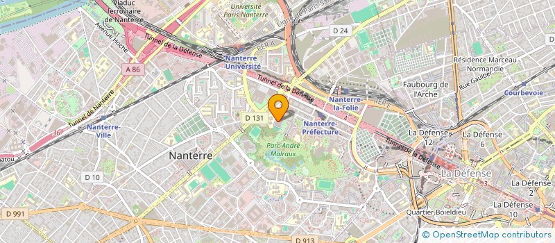 localisation de l'entreprise MONSIEUR LOUIS MARTI à NANTERRE