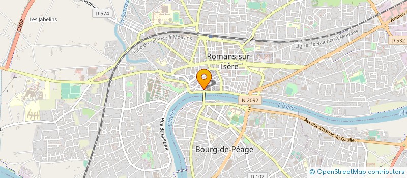 localisation de l'entreprise MONSIEUR LOUIS MARTIN à ROMANS-SUR-ISERE