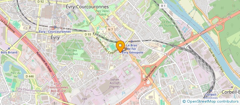 localisation de l'entreprise MONSIEUR LOUIS MARTINEAU à EVRY-COURCOURONNES