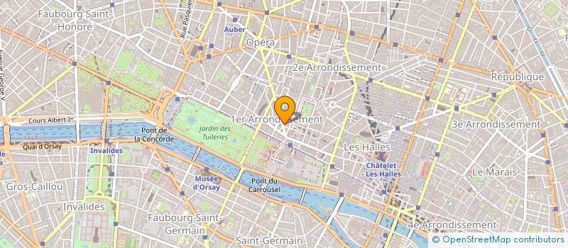 localisation de l'entreprise MONSIEUR LOUIS MARTINET  PARIS