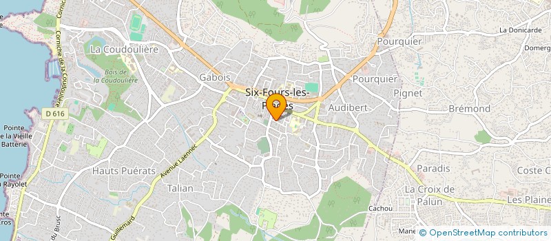 localisation de l'entreprise MONSIEUR LOUIS MARTINEZ à SIX-FOURS-LES-PLAGES