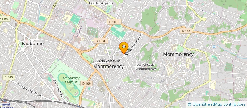 localisation de l'entreprise MONSIEUR LOUIS MARTINEZ  SOISY-SOUS-MONTMORENCY