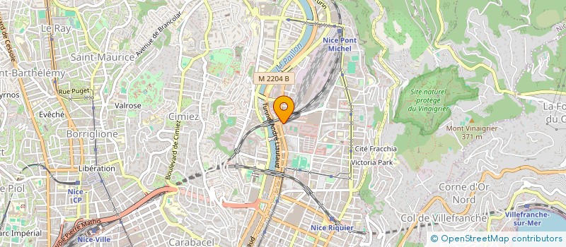 localisation de l'entreprise MONSIEUR LOUIS MARTINON à NICE