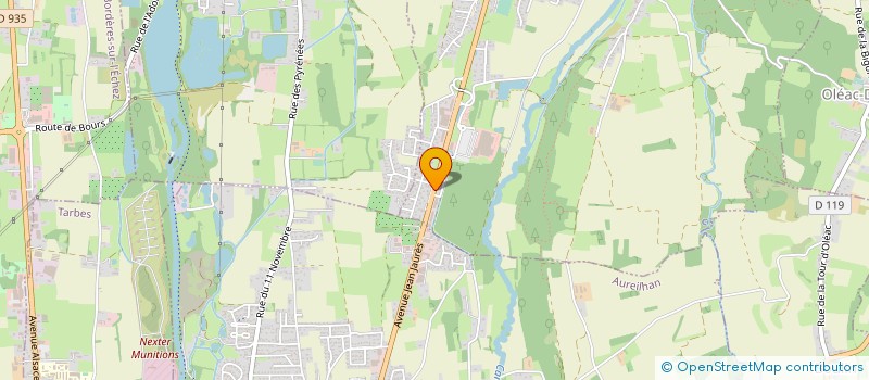 localisation de l'entreprise MONSIEUR LOUIS MARTINS  ORLEIX