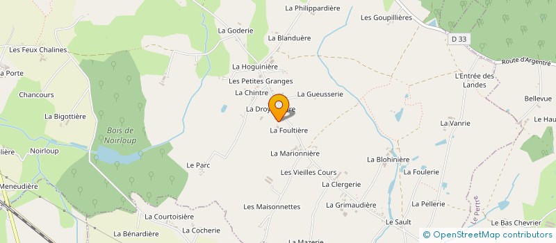 localisation de l'entreprise MONSIEUR LOUIS MARY  ARGENTRE-DU-PLESSIS