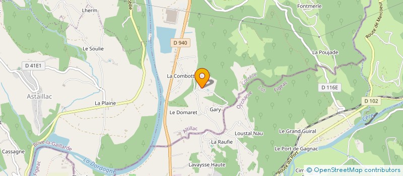 localisation de l'entreprise MONSIEUR LOUIS MAS  ALTILLAC