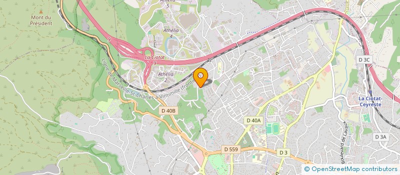 localisation de l'entreprise MONSIEUR LOUIS MATACCHIONE  LA CIOTAT