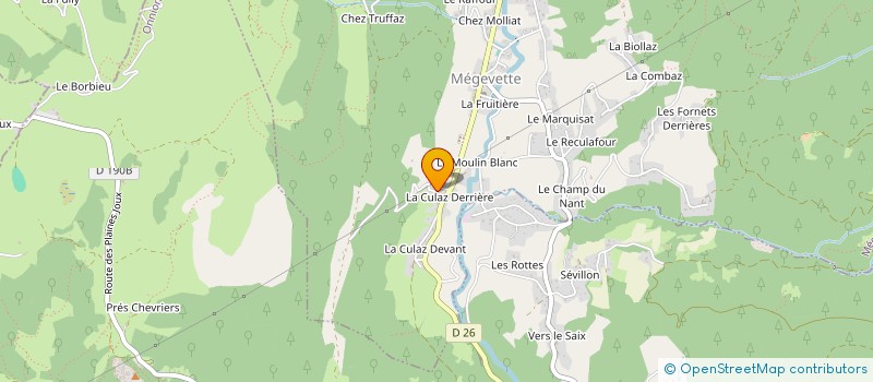 localisation de l'entreprise MONSIEUR LOUIS MAUGER  MEGEVETTE