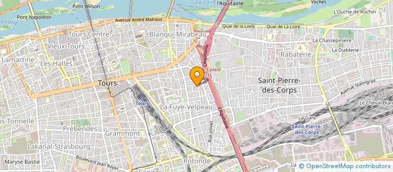 localisation de l'entreprise MONSIEUR LOUIS MAURIN  TOURS