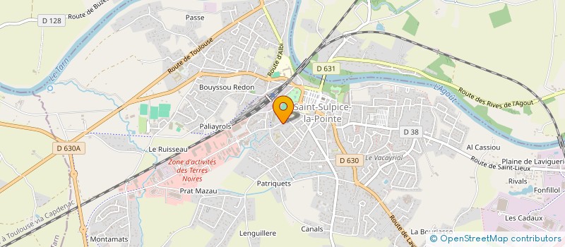 localisation de l'entreprise MONSIEUR LOUIS MAURY à SAINT-SULPICE-LA-POINTE